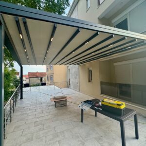 6×4 Motorlu Pergola Tente 24 m²